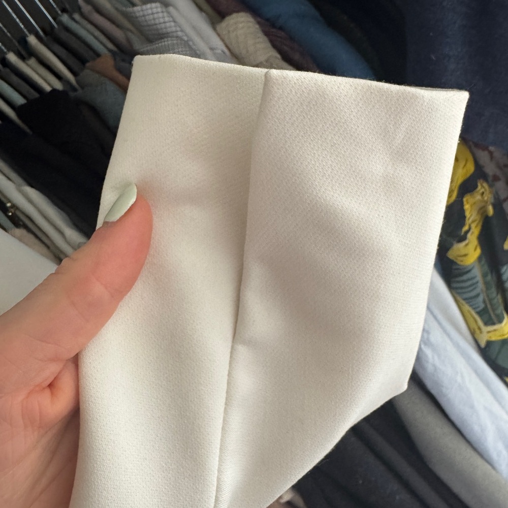NWOT Zara White Tuxedo Jacket - Picture 11 of 13
